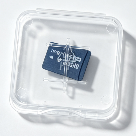 microSD memory card in case